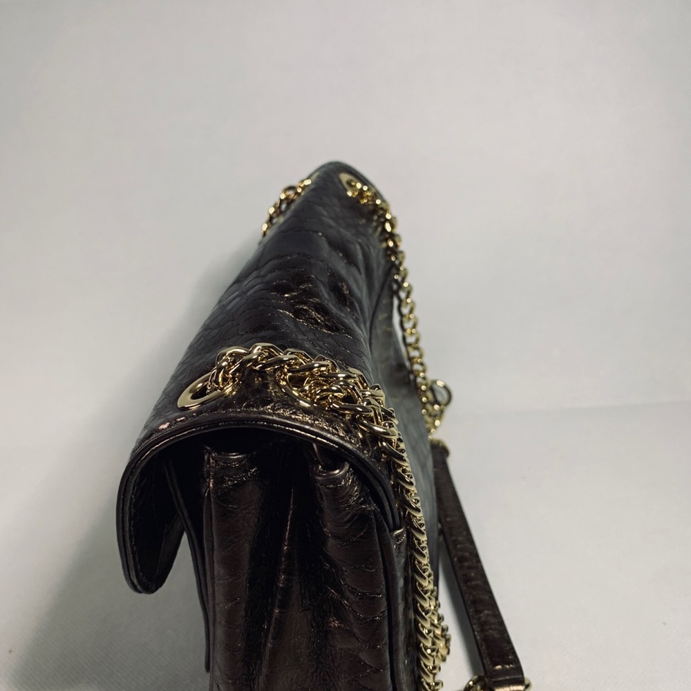 Michael Kors Sloan Metallic Python-Effect Bag - image 3